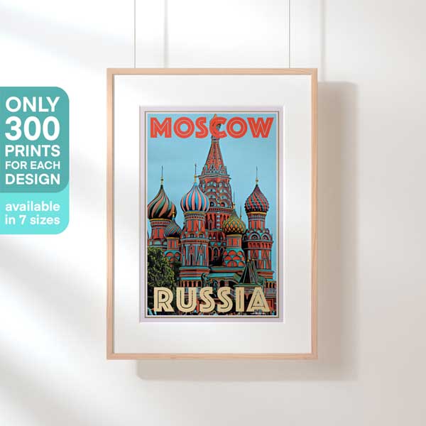 Affiche de Moscou en édition limitée