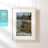 Affiche de voyage au Vietnam en édition limitée de Tam Coc