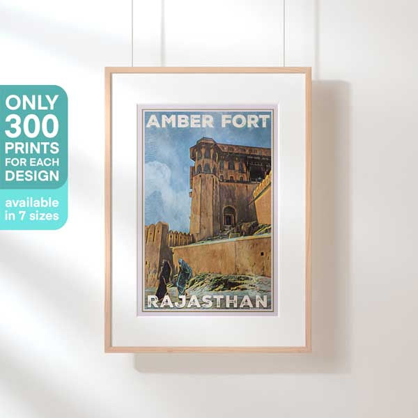 Limited Edition Jaipur Classic Print of Amber Fort | 300ex