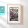 Limited Edition Baltimore poster | Staircases