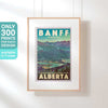 Limited Edition Canada Travel Poster of Banff National Park, Alberta