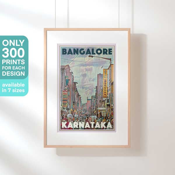 Affiche Bangalore en édition limitée par Alecse