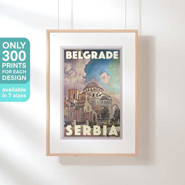 Limited Edition Serbia Gallery Wall Print of Belgrade