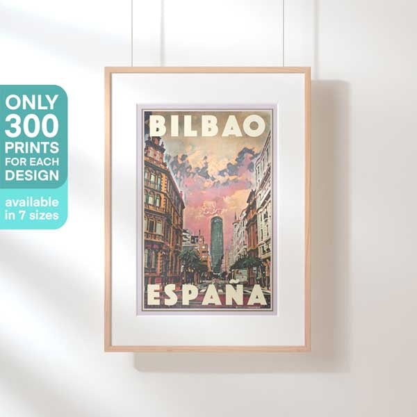 Limited Edition Bilbao poster | Spain Gallery Wall Print of Bilbao