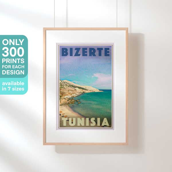 Limited Edition Tunisia poster of Bizerte | 300ex | Original Edition by Alecse