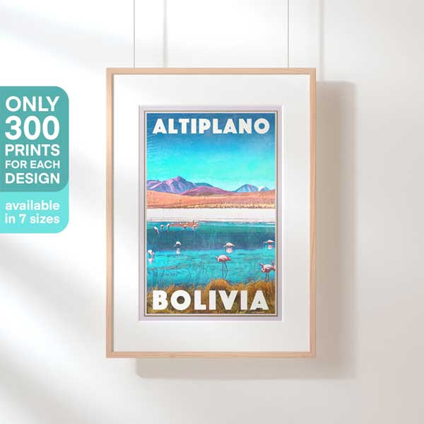 Affiche de voyage Bolivie en édition limitée | 300ex
