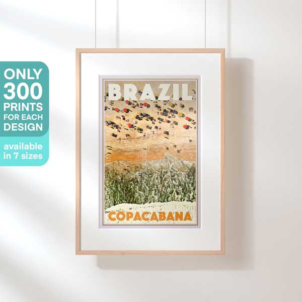 Limited Edition Cobacabana poster | The Beach by Alecse