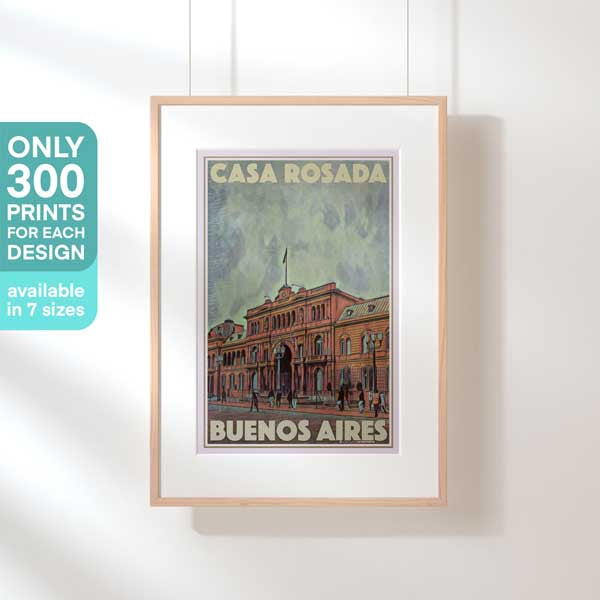 Limited Edition Classic buenos Aires Print | Casa Rosada by Alecse | 300ex