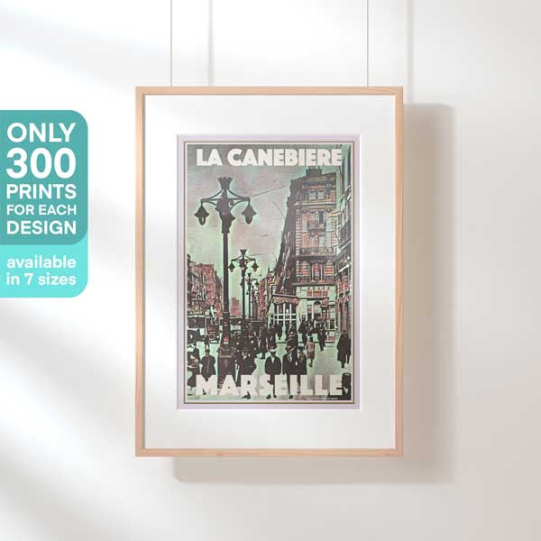 Limited Edition Marseille poster | Canebiere Diptych 2