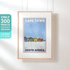 Limited Edition Cape Town poster | Beach Boxes by Alecse