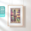 Limited Edition Chicago poster by Alecse