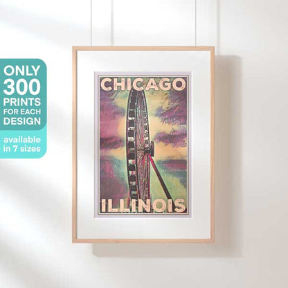 Limited Edition Chicago poster by Alecse