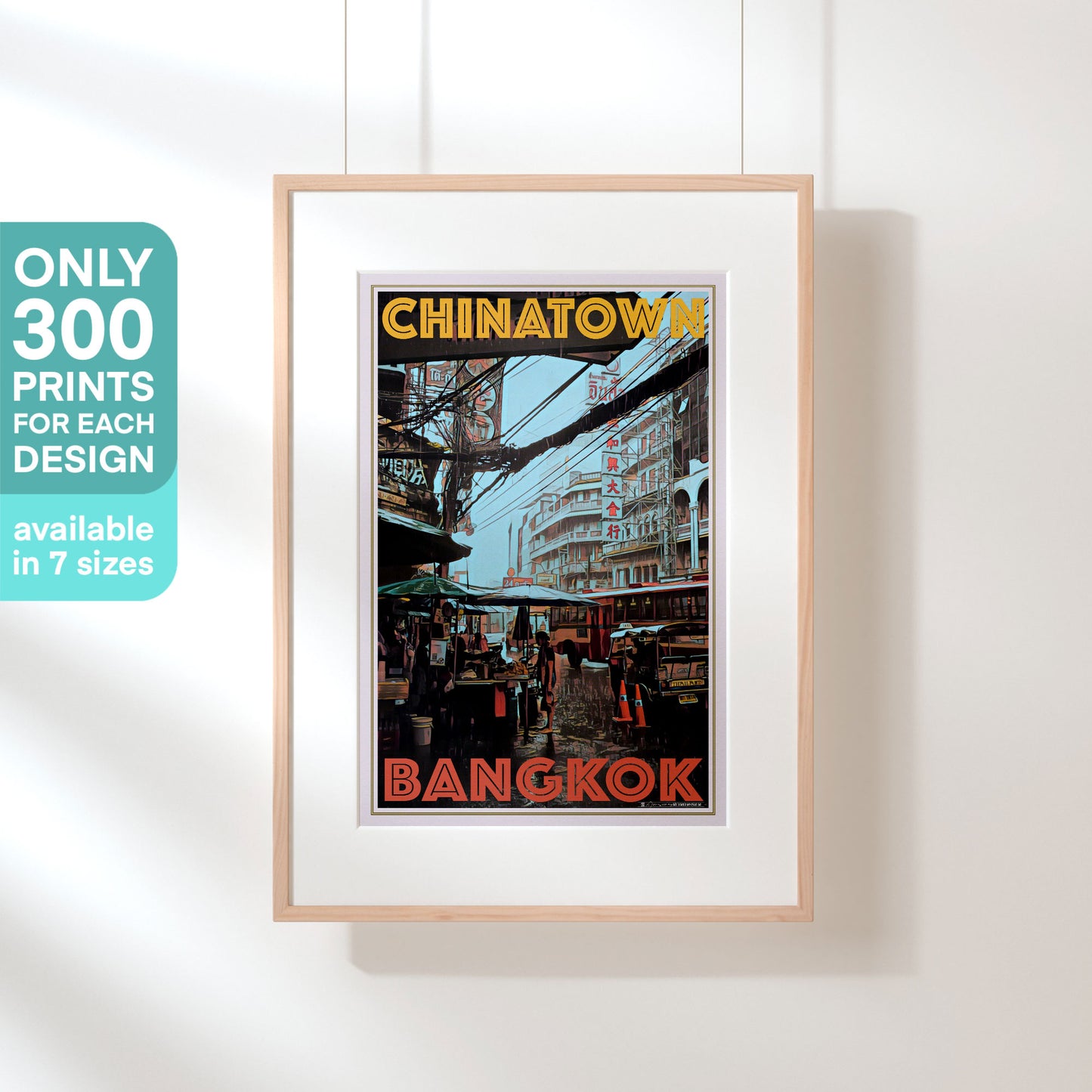 Limited Edition Chinatown Bangkok poster | 300ex