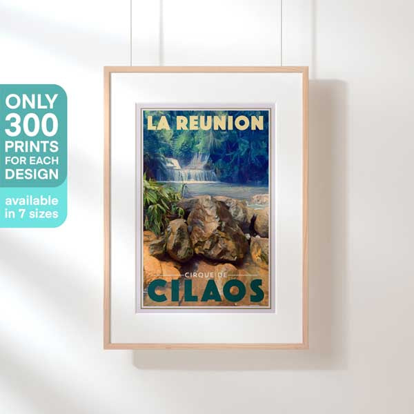 Limited Edition Reunion Island poster