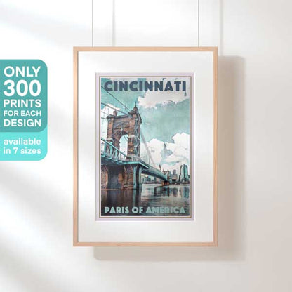 Cincinnati Poster Paris Of America