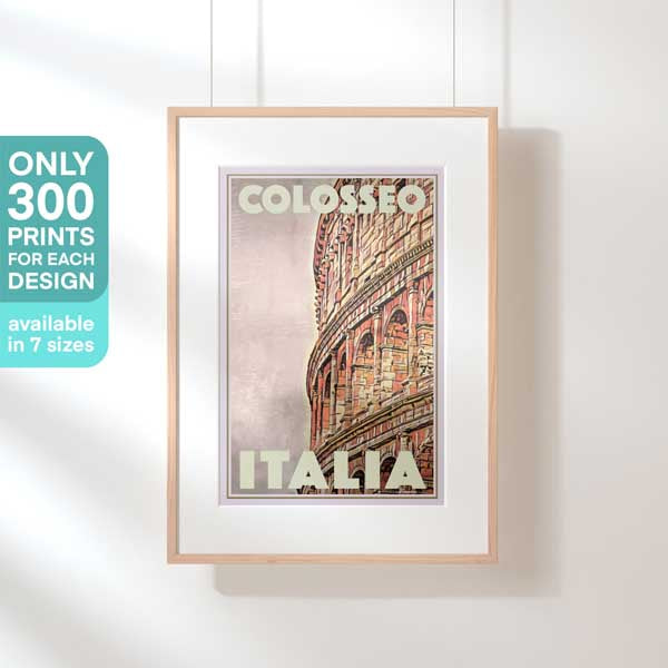 Limited Edition Roma poster | Colosseo poster by Alecse