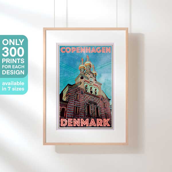 Affiche de Copenhague en édition limitée | Affiche de voyage au Danemark