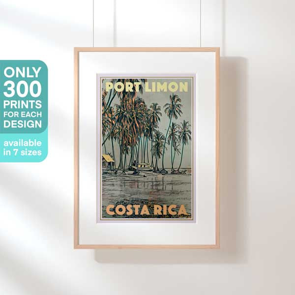 Limited Edition Costa Rica print of Port Limon