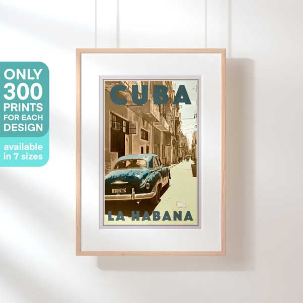 Limited Edition poster of Cuba | Cuba Blues by Alecse | 300ex