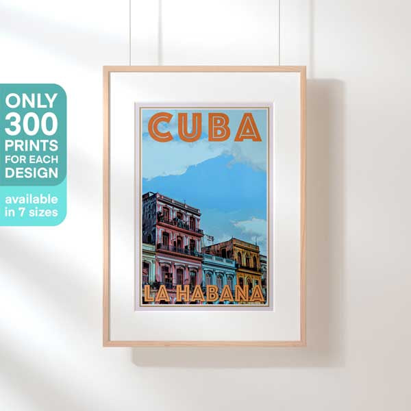 Limited Edition Cuba Classic Print Habana Colors