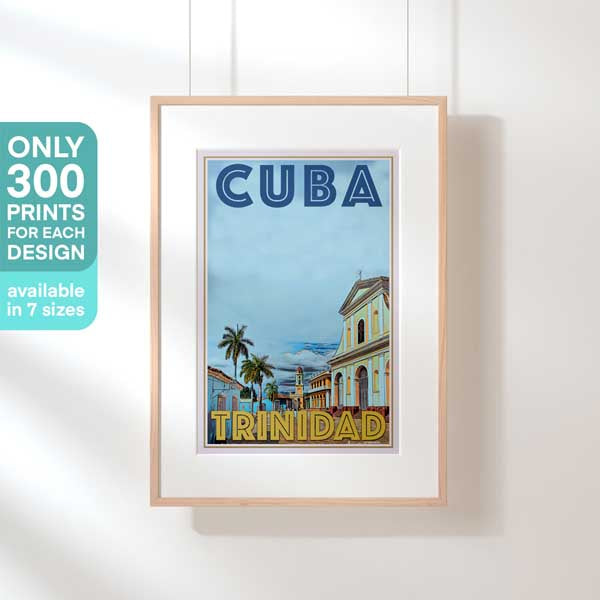 Impression cubaine classique en édition limitée de Trinidad