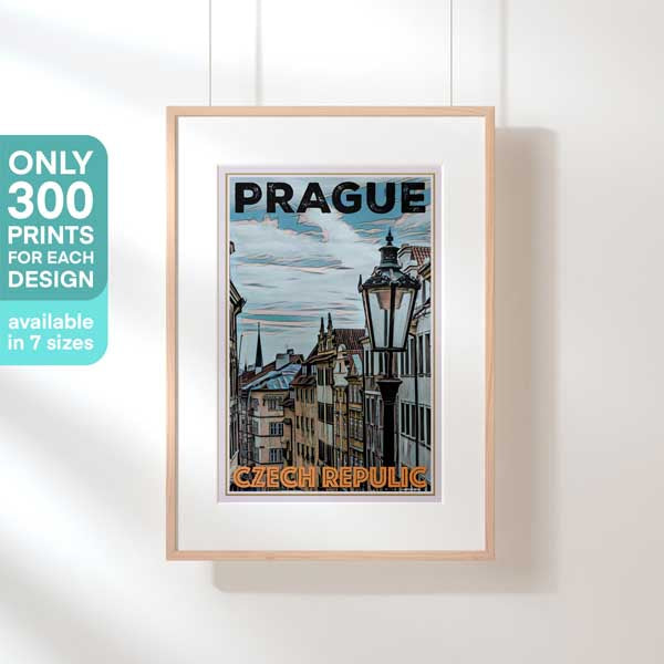 Affiche Prague en édition limitée par Alecse | 300ex