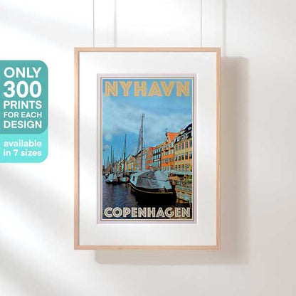 Limited Edition Nyhavn poster Copenhagen