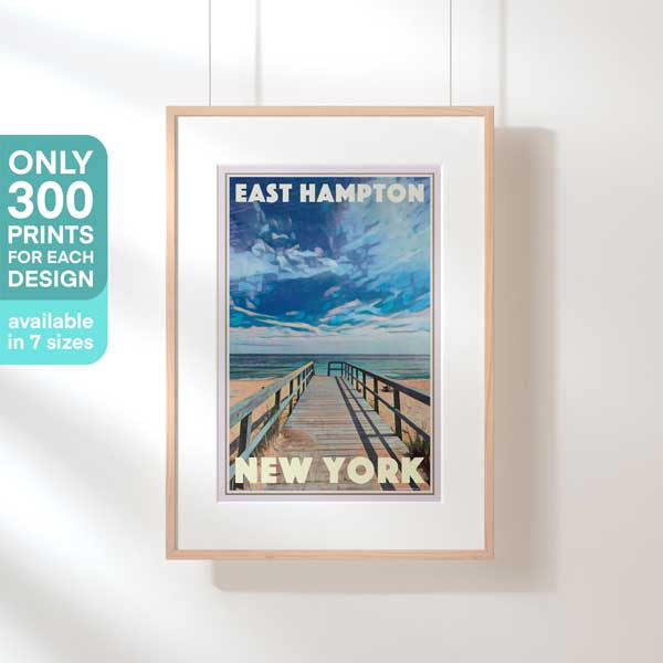 Estampe East Hampton en édition limitée par Alecse | 300ex | Impression murale de la galerie de New York