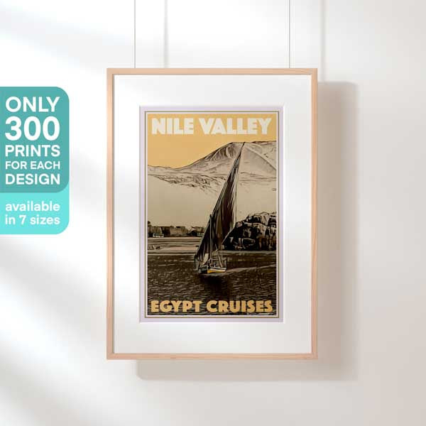 Limited Edition Egypt poster Nile Valley cruises