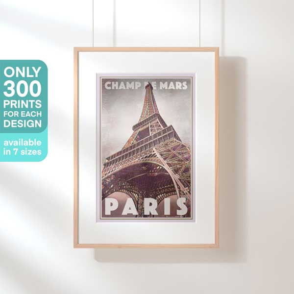 Limited Edition Paris Poster | Classic Eiffel Tower Print