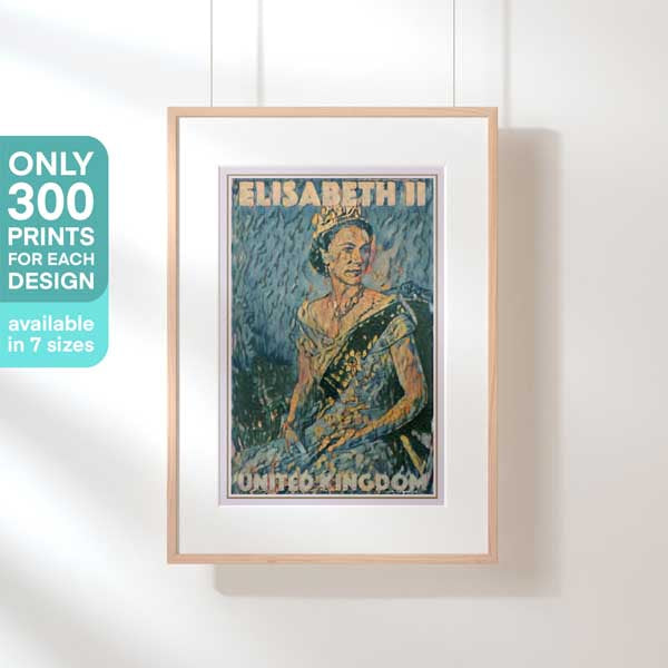 Limited Edition portrait of her Majesty the Queen Elisabeth II