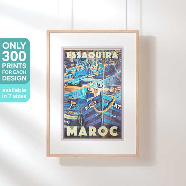 Limited Edition Essaouira poster | Boats 22 | 300ex