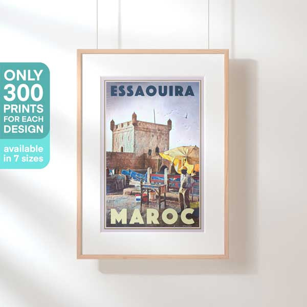 Limited Edition Essaouira poster | Fisherman | 300ex