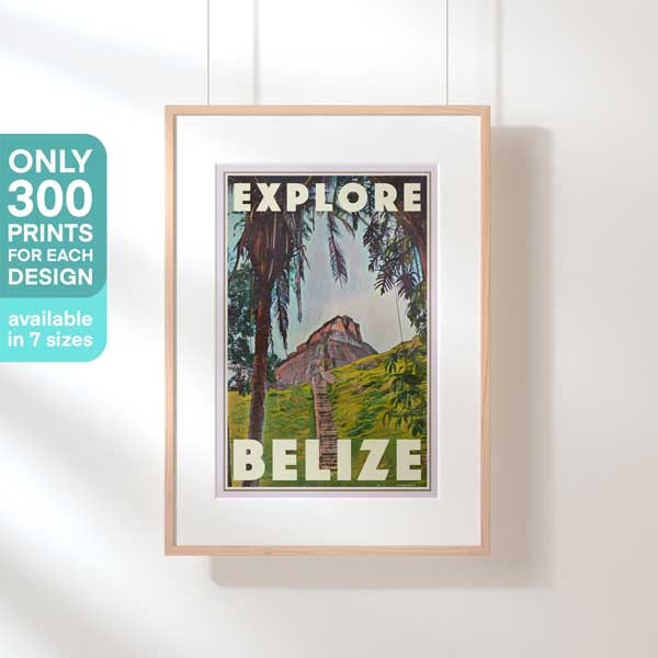 Affiche du Belize en édition limitée