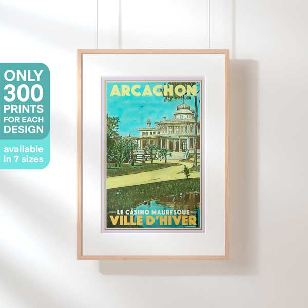 Limited Edition Arcachon poster | Casino Mauresque