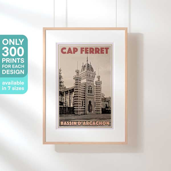Affiche Cap Ferret Edition Limitée Chapelle | Bassin d'Arcachon Poster