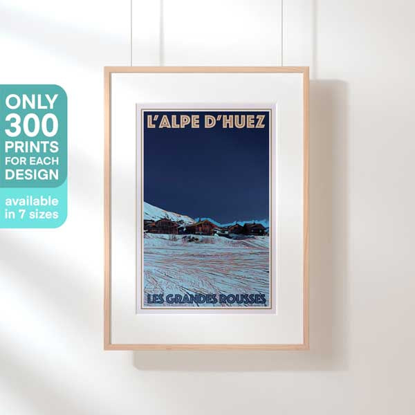 Limited Edition Alpes d'Huez poster