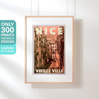 Limited Edition Nice Poster | Old Town by Alecse