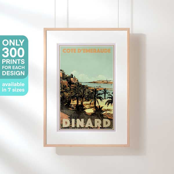 Affiche édition limitée Dinard St Malo | 300ex