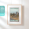 Limited Edition Emerald Coast poster of Dinard | The Villas by Alecse