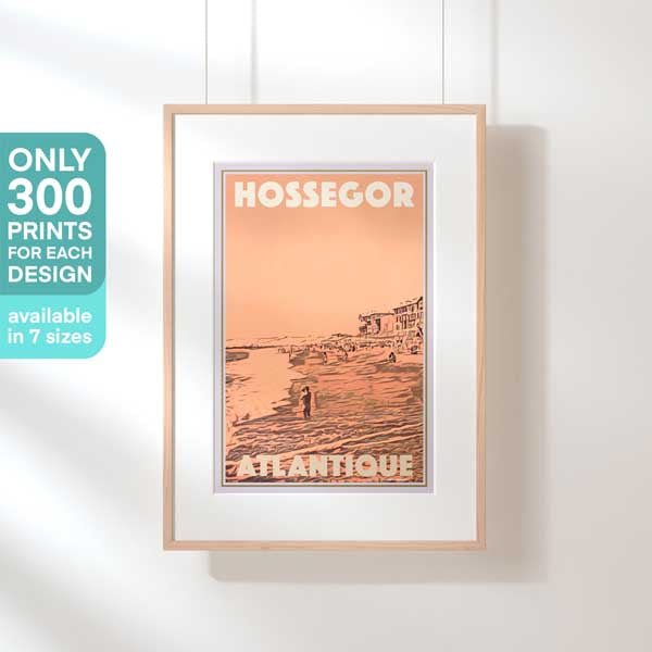 Limited Edition Hossegor poster by Alecse