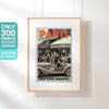 Limited Edition Paris Travel Poster of St Germain des Près | Aux 2 Magots by Alecse