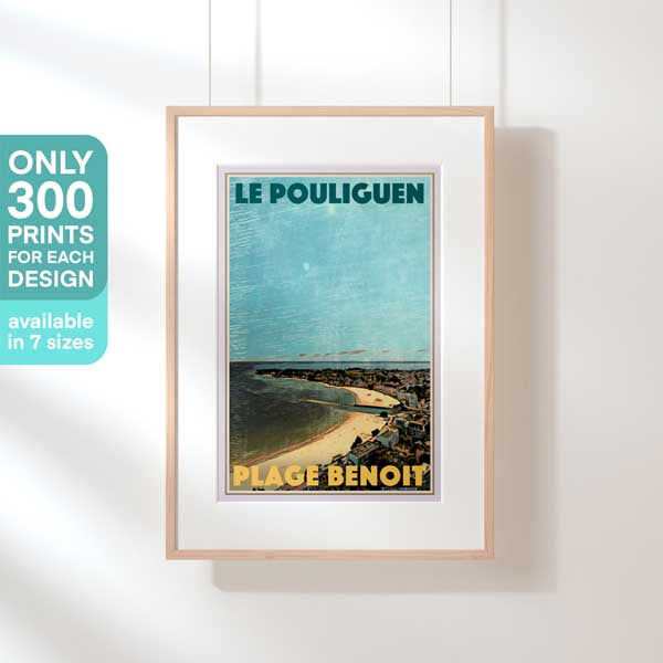 Limited Edition La Baule poster of le Pouliguen