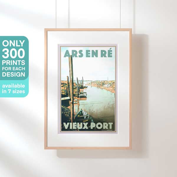 Limited Edition Ars en Ré (Island) print | Old Port by Alecse | 300ex
