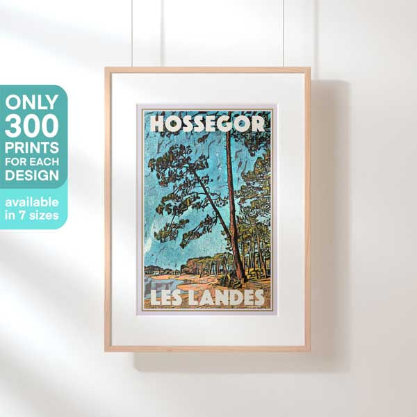 Limited Edition Hossegor poster by Alecse | 300ex
