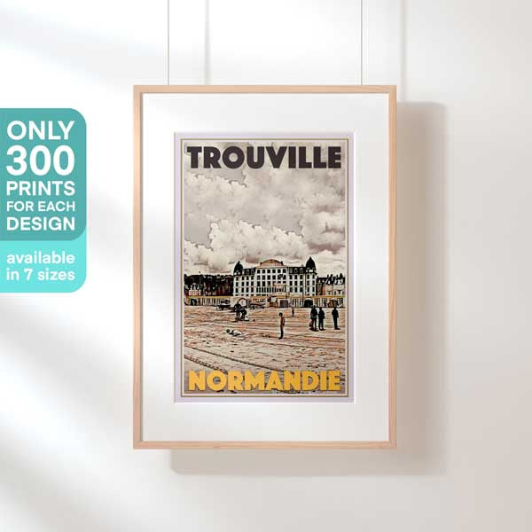 Affiche édition limitée Classic Trouville | La plage 2 par Alecse