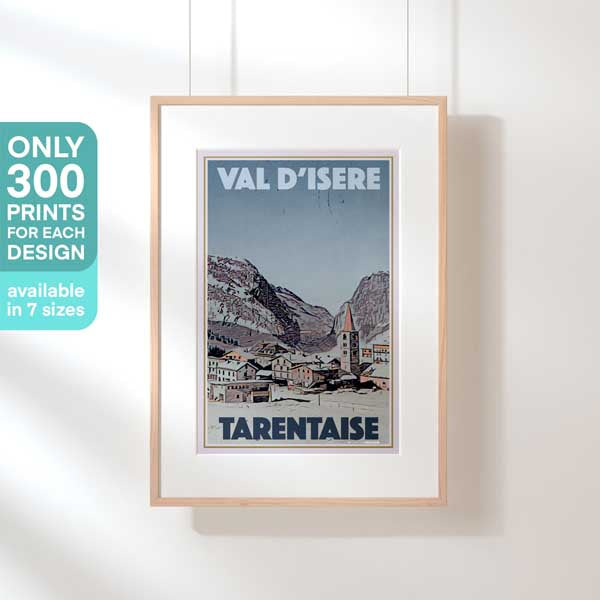 Limited Edition poster of Val d'Isere