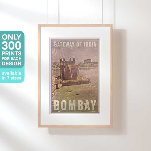Limited Edition Bombay poster | Gateway of India by Alecse