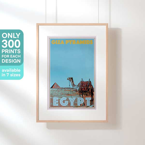 Limited Edition Egypt poster by Alecse