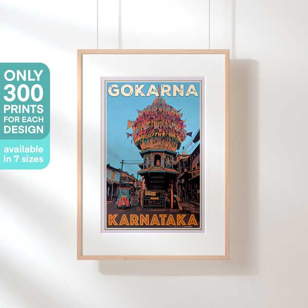 Affiche Gokarna en édition limitée du Karnataka